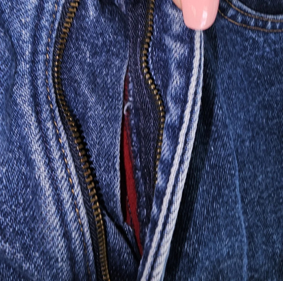 LL Bean Double L Jeans, Ultra High-Rise Comfort Waist Tapered Leg Flannel-Lined - Picture 9 of 10